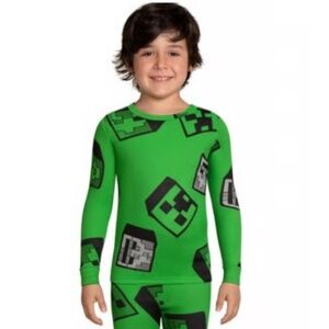 Minecraft--Themed Pajama Set – 2-Piece Sleepwear